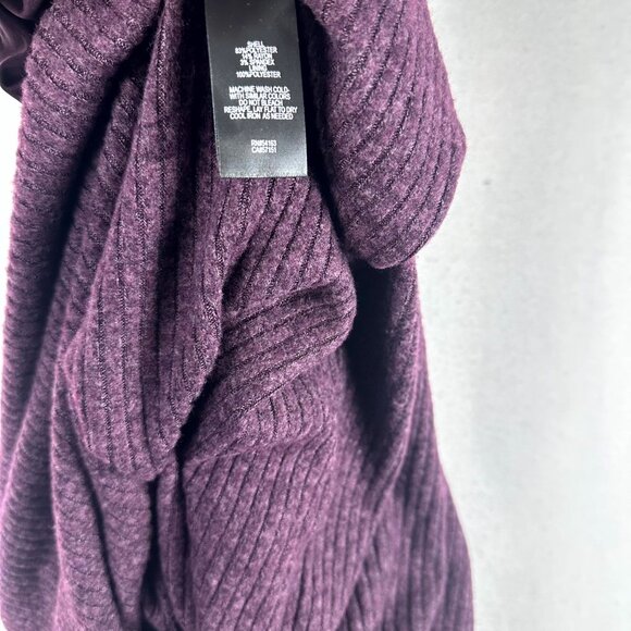 Jessica Howard Missy Women's Blouson Mini Sweater Dress JH1M2368 Purple Size 16 - Picture 6 of 7